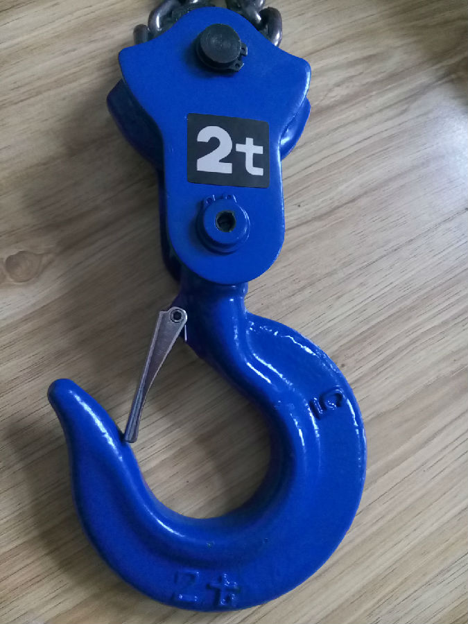 2噸飛鴿手拉葫蘆下吊鉤的產品展示圖